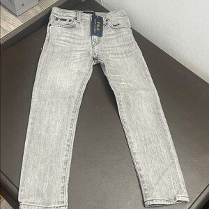 Polo by Ralph Lauren boys Light Gray Slim Straight Jeans
